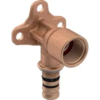 Geberit Anschlusswinkel Mepla d= 26mmxRp 3/4x52mm, 90Grad, Rotguss