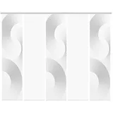 Vision S Schiebevorhang ¦ grau ¦ Synthetik ¦ Maße (cm): B: 60 H: 260