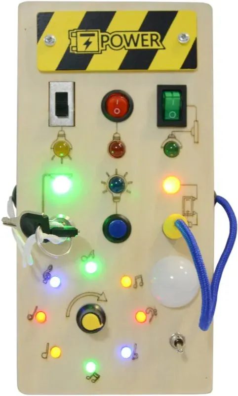 2Kids Toys LED Busy Board Activity Spielzeug 10m+ 1 St.