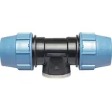 qpool24 Unidelta PE-Rohr Klemmverbinder T-Stück mit IG40x1 1/4"x40