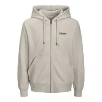 JACK & JONES JJESOHO SWEAT Kapuzensweatshirt Herren Beige/Grau XXL