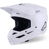 Alpinestars S-M3 Motocross Helm, weiss, Größe S