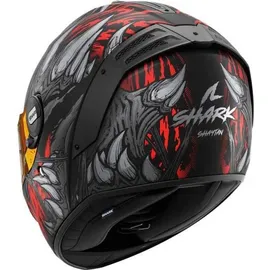 Shark Spartan RS Shaytan Integralhelm - Matt Schwarz/Rot/Dunkelgrau / S