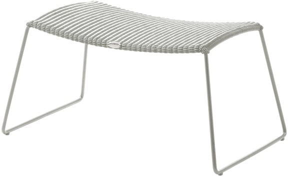 Cane-line Hocker Breeze grau, Designer Christina Strand, Niels Hvass, 36x72x36 cm