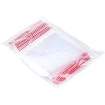 OEM Transparente Ldpe-ziplockbeutel, 16 x 22 cm/ 100 Stück