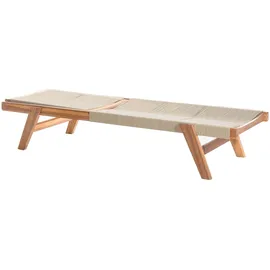 Beliani Gartenliege 64 x 35 x 0 cm Beige