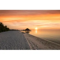 Fototapete PAPERMOON "Strand", bunt, B:3,00m L:2,23m, Vlies, Tapeten