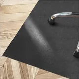 Floordirekt Bodenschutzmatte mit abgeschrägter Kante Kleopatra Schwarz