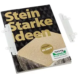 Veloflex Heftstreifen, selbstklebend weiß Kunststoff, 10 St.