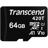 Transcend TS64GUSD420T microSD-Karte Industrial 64GB Class 10 UHS-I