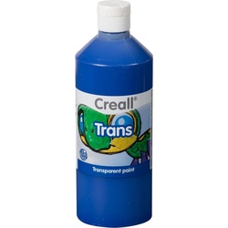 Creall Transparante Verf Blauw, 500ml