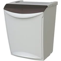 DENOX Modulares Recyclingsystem Ecosystem. Graue Farbe.