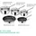 Tefal Jamie Oliver Cooks Classic E304S544 Topf-Set 8-tlg. 3 x Stielkasserolle + 2 x Bratpfanne