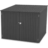 Tepro Fahrradbox TEPRO "Bike & More Max", grau (anthrazit), B:203cm H:157cm T:198cm, Stahl, Aufbewahrungsboxen, BxTxH: 203x198x157 cm