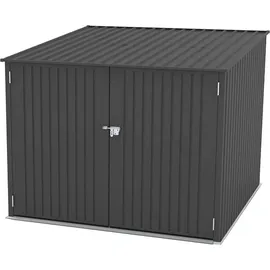 Tepro Fahrradbox TEPRO "Bike & More Max", grau (anthrazit), B:203cm H:157cm T:198cm, Stahl, Aufbewahrungsboxen, BxTxH: 203x198x157 cm