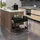 Homcom Rollwagen schwarz Kunststoff, 32.6x58.5x61 cm