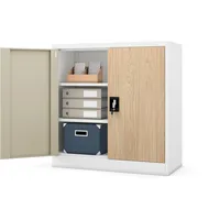 Jan Nowak Beata Aktenschrank 90 x 40 x 93 cm Weiß/Beige
