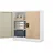 Jan Nowak Beata Aktenschrank 90 x 40 x 93 cm Weiß/Beige