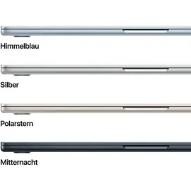 Apple MacBook Air M4 2025 15'' 24 GB RAM 512 GB SSD 10-Core GPU Mitternacht