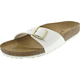 Birkenstock Madrid Birko-Flor Lack schmal patent white 41