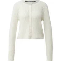 QS Strickjacke mit Ajourmuster Beige XS