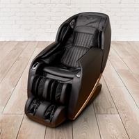 PureHaven Massage-Sessel 180x77x55 cm Knet- Klopfmassage Heizfunktion Bluetooth USB Sprachsteuerun