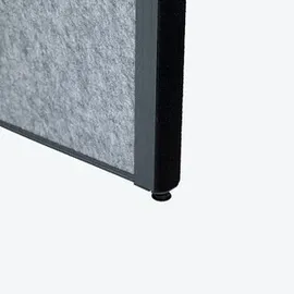 Maul Akustik-Trennwand MAULconnecto 9605089, dunkelgrau, braun 100,0 x 182,0 cm, 1 St.