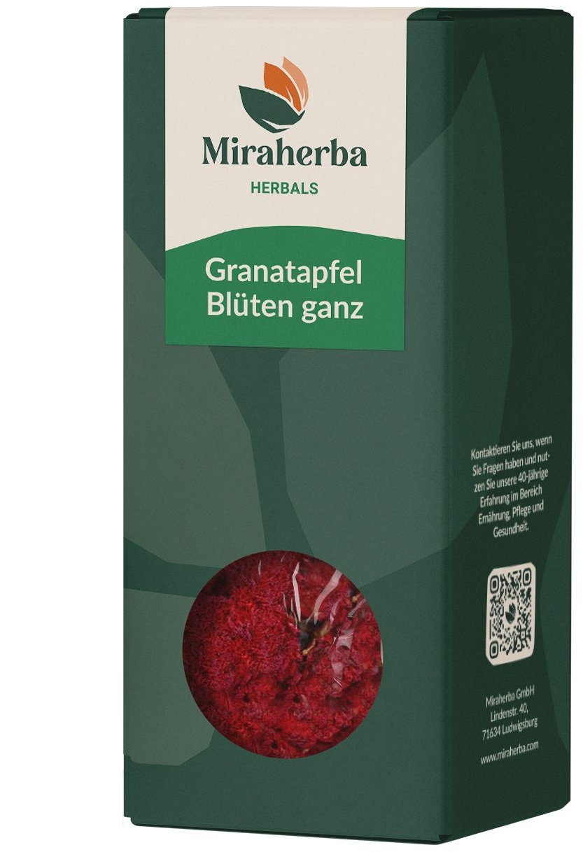 Miraherba - Bio Granatapfel Blüten ganz 50 g