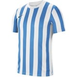 Nike Mens Striped Division Iv Jersey S/S Shirt, White/University Blue/Black, M
