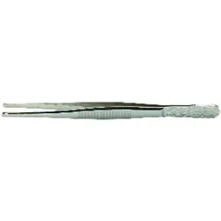 Pinzette Präzision vernickelt Spitze rund 145mm