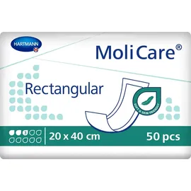 hartmann h MoliCare Rectangular 20x40 cm 50 St.