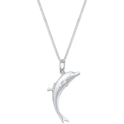 Elli Panzerkette Delfin Maritim Sommer 925er Silber Ketten   Damen 