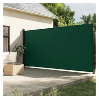 vidaXL Seitenmarkise 200 x 300 cm Dunkelgrün Polyester
