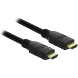DeLock HDMI-Kabel 4K 60 Hz 20 m Schwarz
