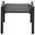 Siena Garden Hocker Tauro Kunststoff 59 x 47 x 57 cm Grau
