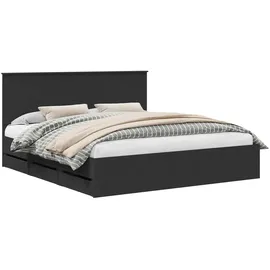 vidaXL Bettrahmen 180 x 200 cm Schwarz