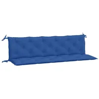 VidaXL Gartenbank-Auflagen 2 Stk. Blau 180x50x7 cm Oxford-Gewebe