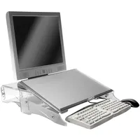 Bakker Elkhuizen FlexDesk 640 Buchständer Transparent