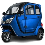 Stormborn Y8 Kabinenroller – 2 kW, Blei-Gel-Akku, 25 o. 45 km/h, dunkelblaumetallic