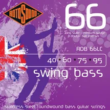 ROTOSOUND Edelstahlsaiten für Bässe Runddraht Double Ball-End Medium 40 60 75 95