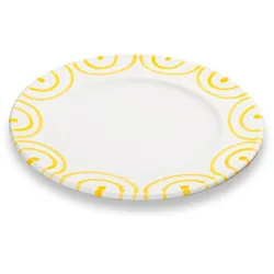 Gmundner Keramik Gelbgeflammt, Dessertteller Gourmet (Ø18cm)