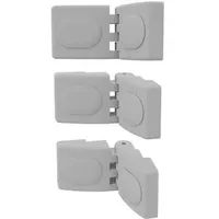 Quadrifoglio 3 Quadrifoglio Verbindungselemente für Trennwände grau