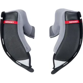 HJC Helmets HJC RPHA 70 Wangenpolster, grau, 25mm