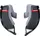 HJC Helmets HJC RPHA 70 Wangenpolster, grau, 25mm