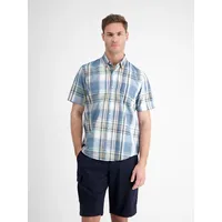 Lerros Karohemd in sommerlicher Strukturqualität", - (cobalt Blue -