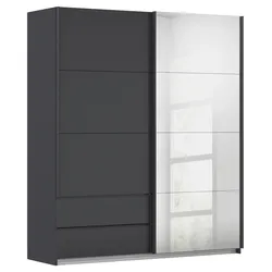 Schwebetürenschrank Elara Grau