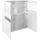borchardt Möbel Vitrine Florenz 0 x 0 x 125 cm Weiß
