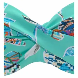 SUNSEEKER Bügel-Bandeau-Bikini-Top Damen Türkis/Mehrfarbig 36 Cup E