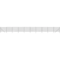 vidaXL Maschendrahtzaun Anthrazit 1,8x25 m Verzinkter Stahl