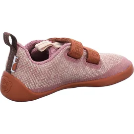 Affenzahn Halbschuh Knit Happy Katze für Kinder, pink, Größe 22 EU